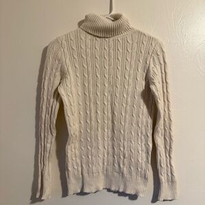 Women’s St John’s Bay Cable Knit Turtleneck Sweater